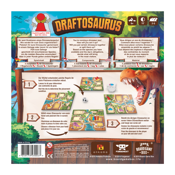 Draftosaurus  (Empfehlungsliste 2020 SdJ)